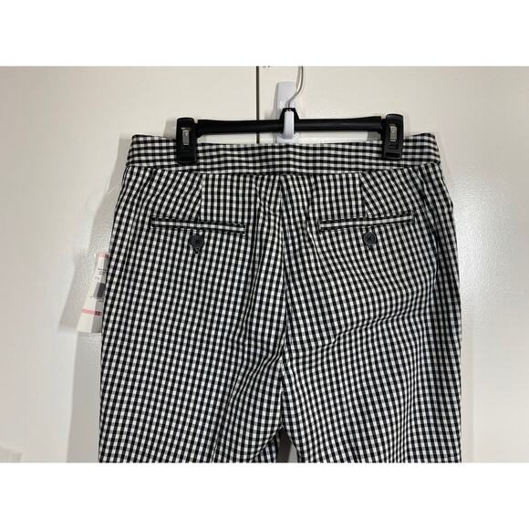 Jones New York Sport Stretch Black & White Cape Cod Crops Size 10 NEW - Picture 7 of 9
